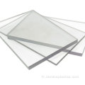 Feuille de protection transparente en polycarbonate solide anti-buée